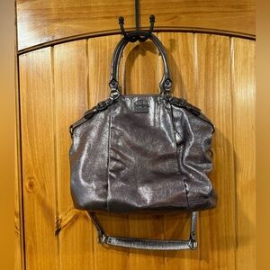 Rare- Coach Metallic Madison Satchel- Excellent Condition
